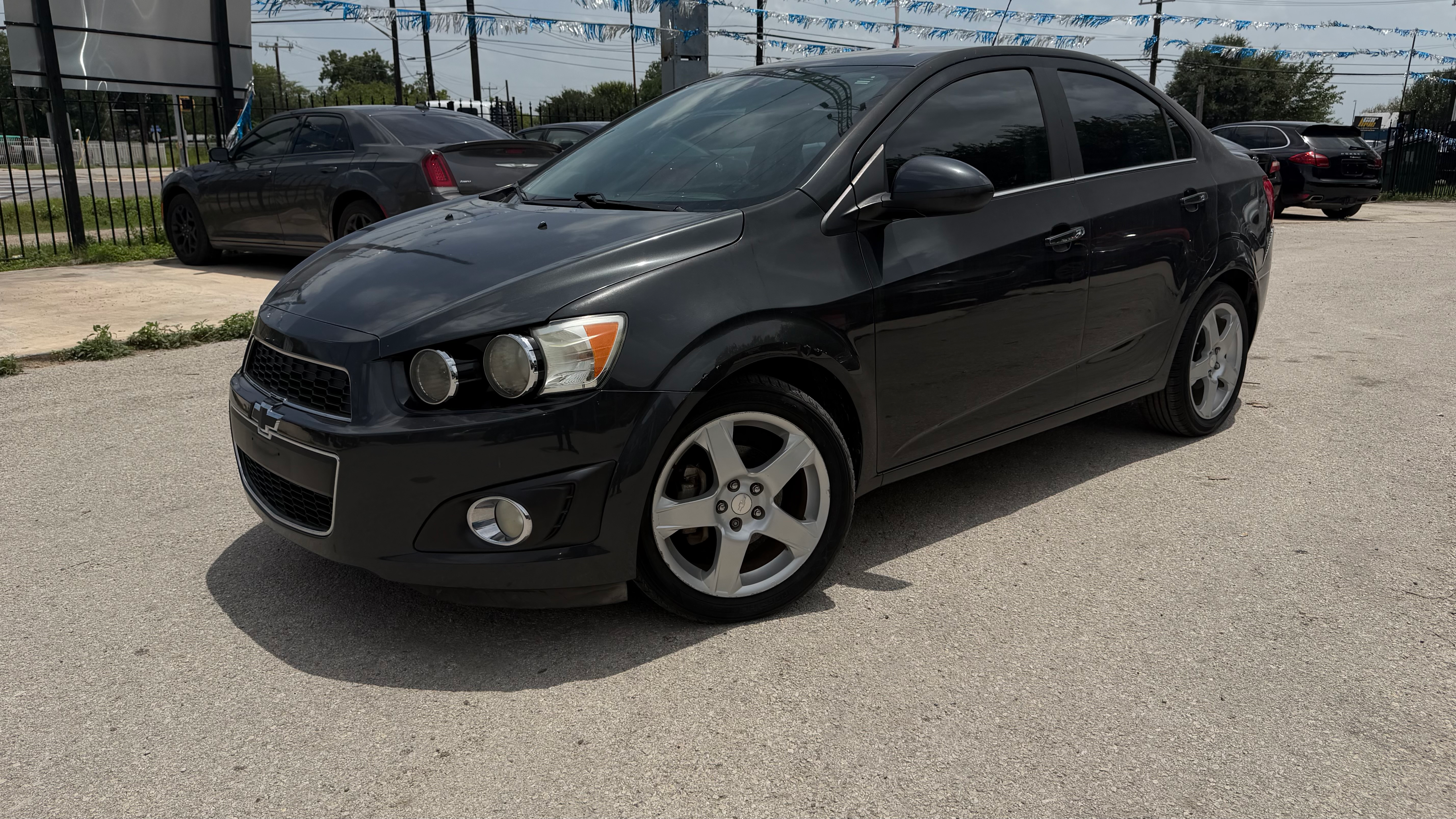 2015 CHEVROLET Sonic LTZ, Black, for sale at Aleman Auto Sales