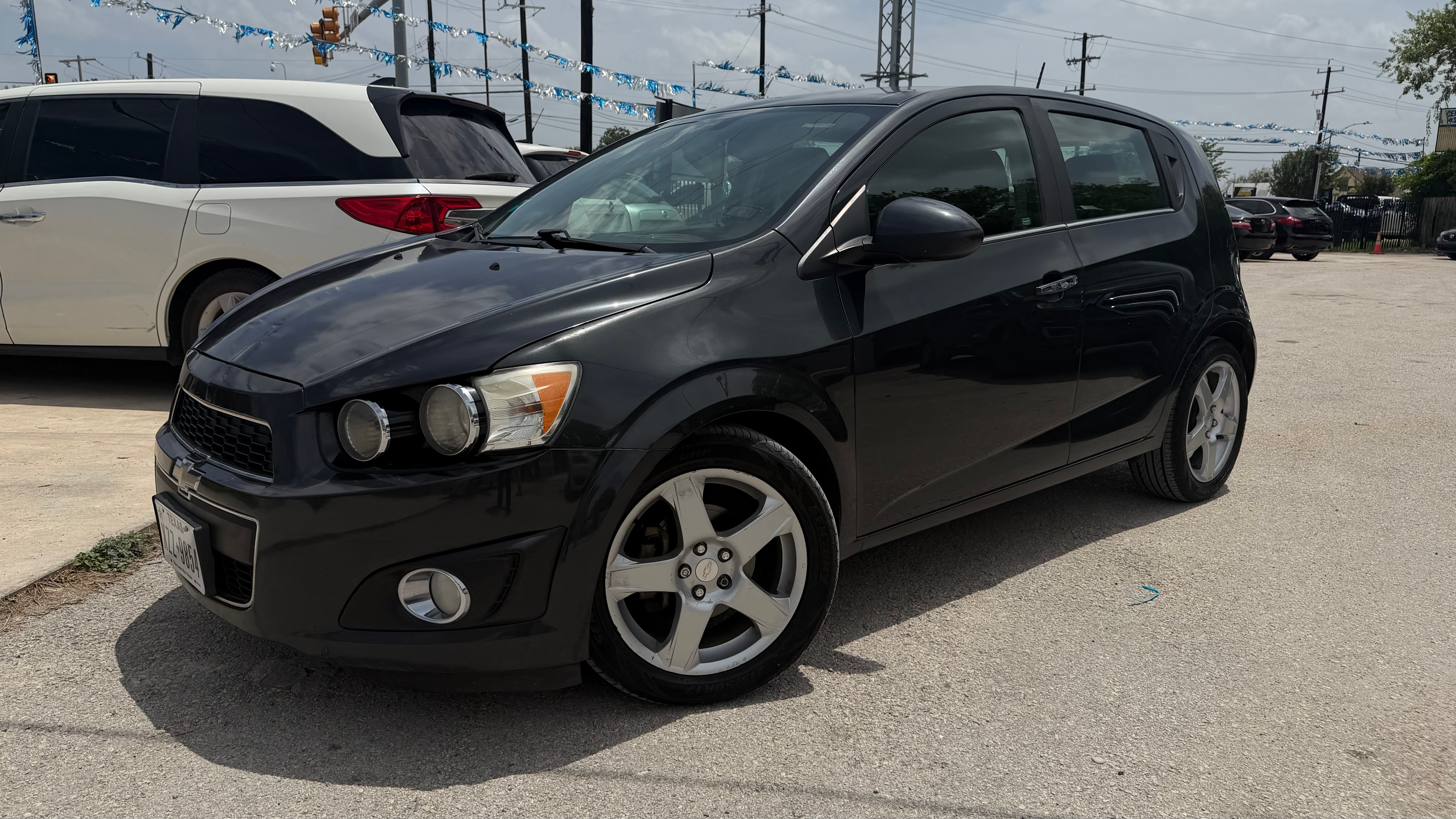 2015 CHEVROLET Sonic LTZ, Black, for sale at Aleman Auto Sales