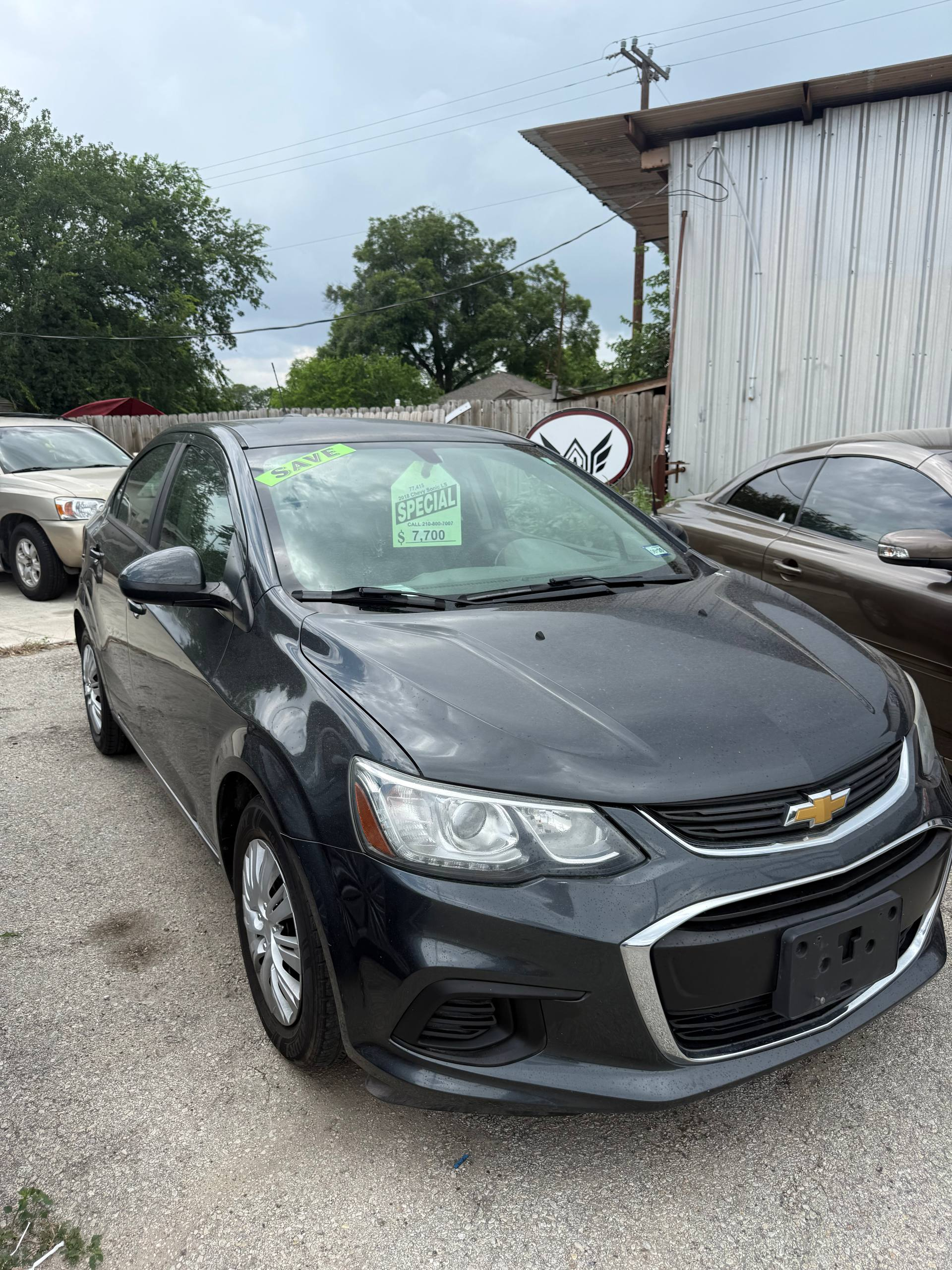 Chevrolet Sonic, Gray, for sale at Aleman Auto Sales