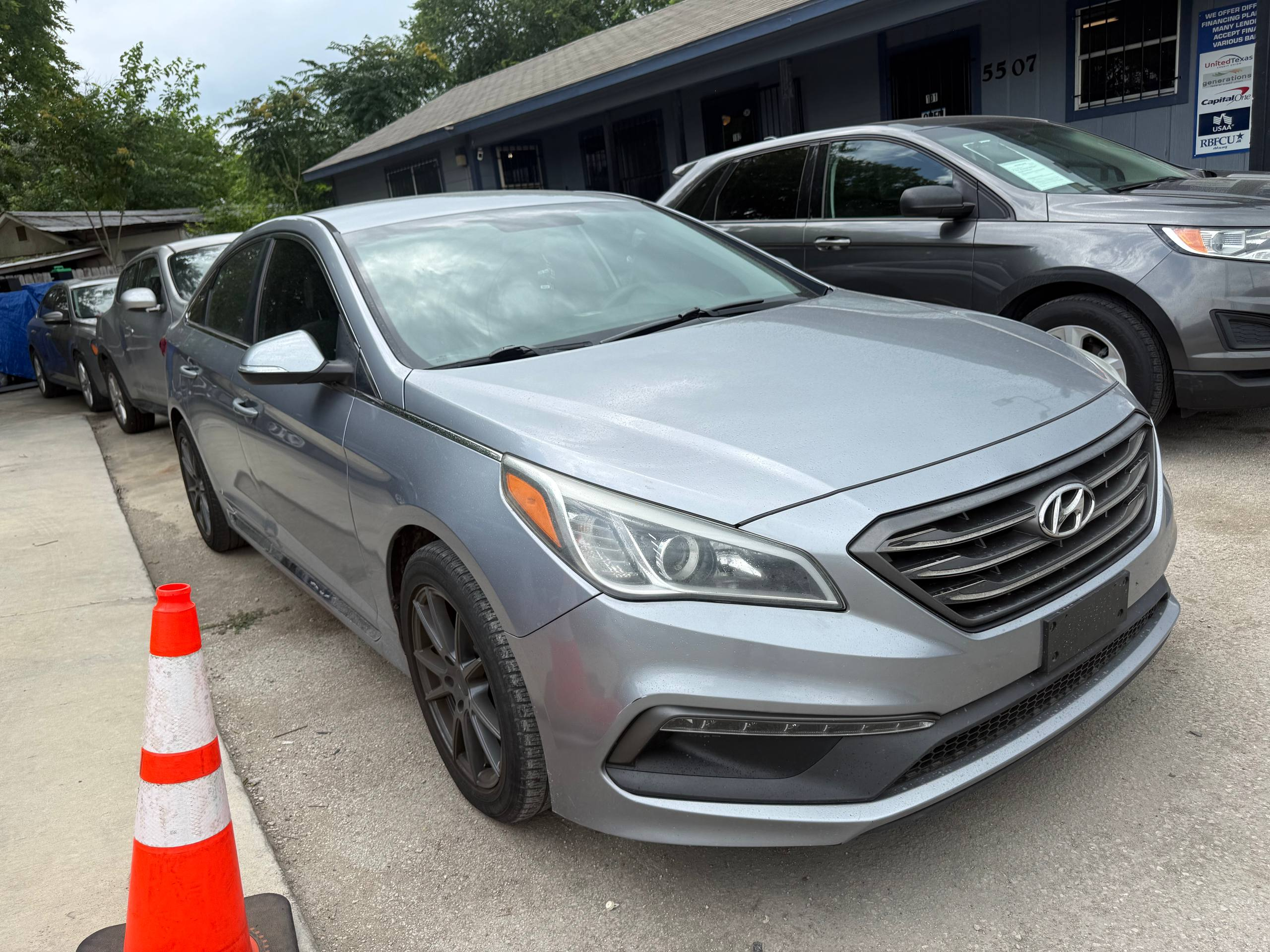 Hyundai Sonata Sport, Silver, for sale at Aleman Auto Sales
