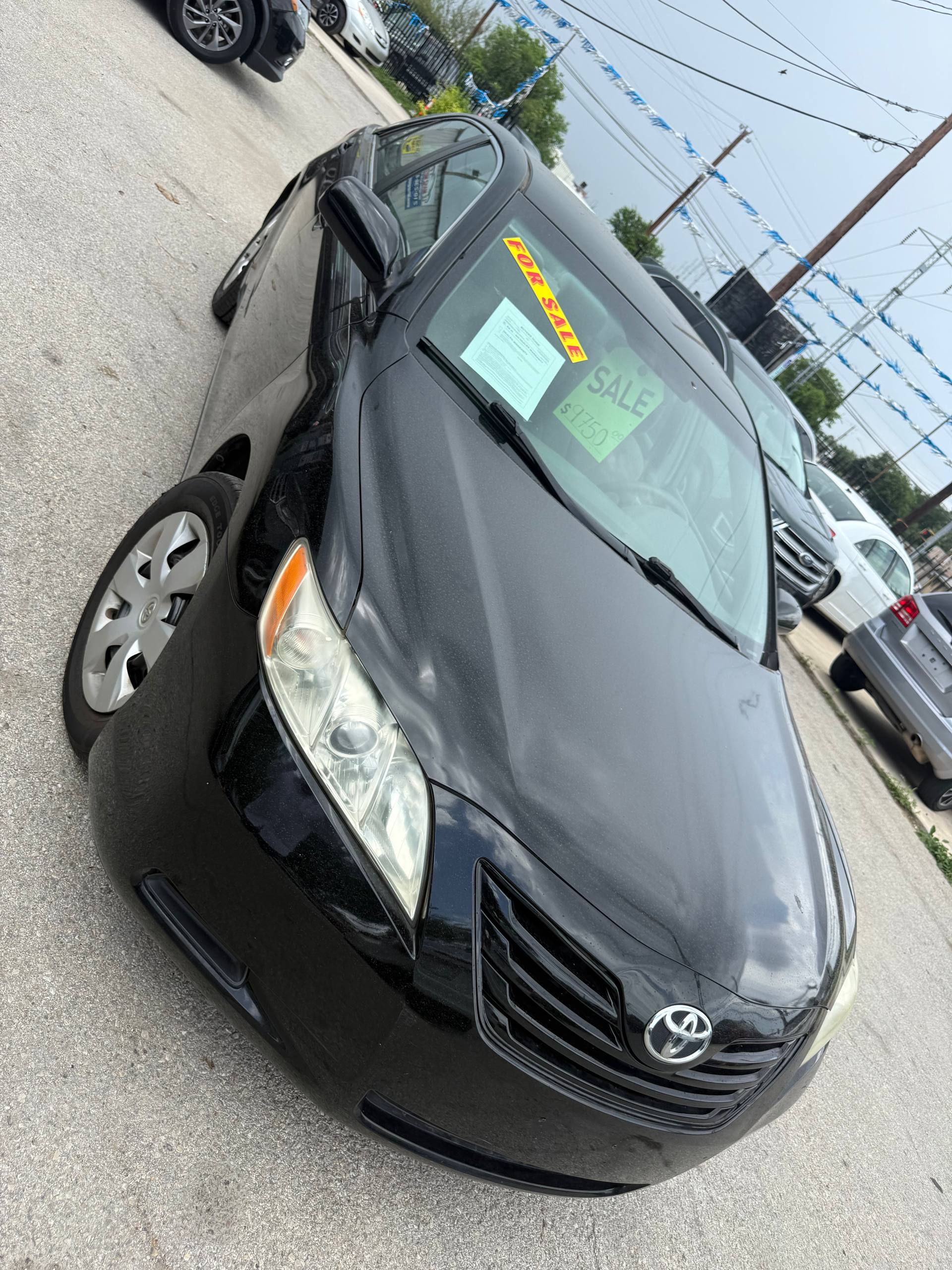 Toyota Camry, Black, for sale at Aleman Auto Sales