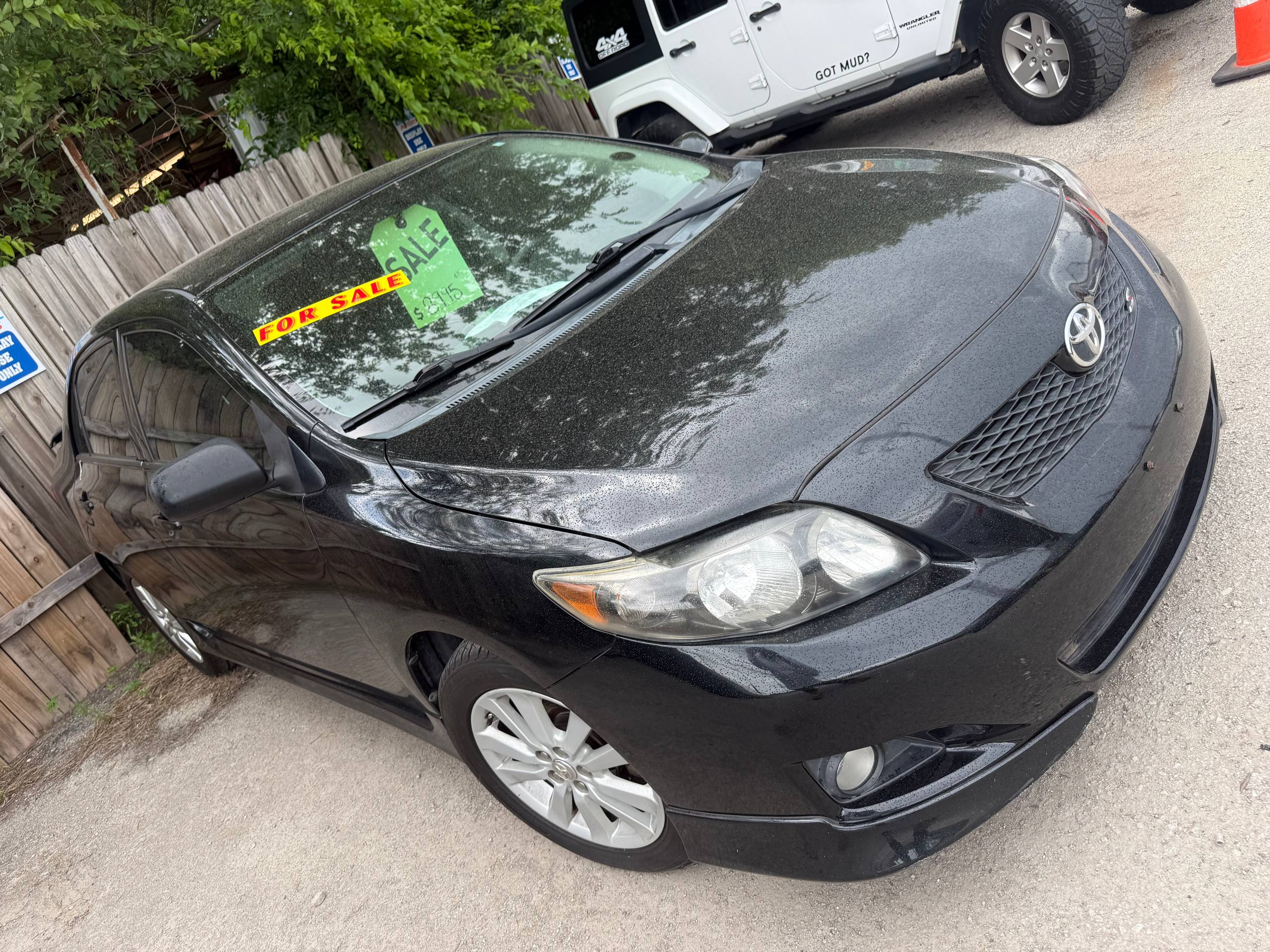 Toyota Corolla S, Black, for sale at Aleman Auto Sales
